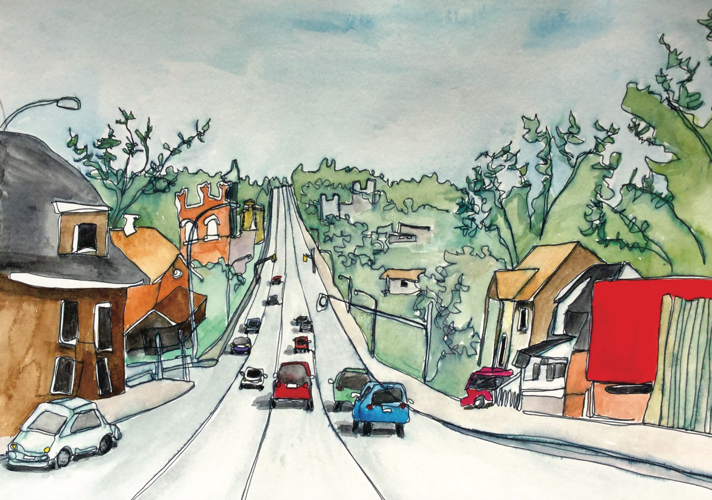 Greeting Card - Blind Contour - Owen Sound