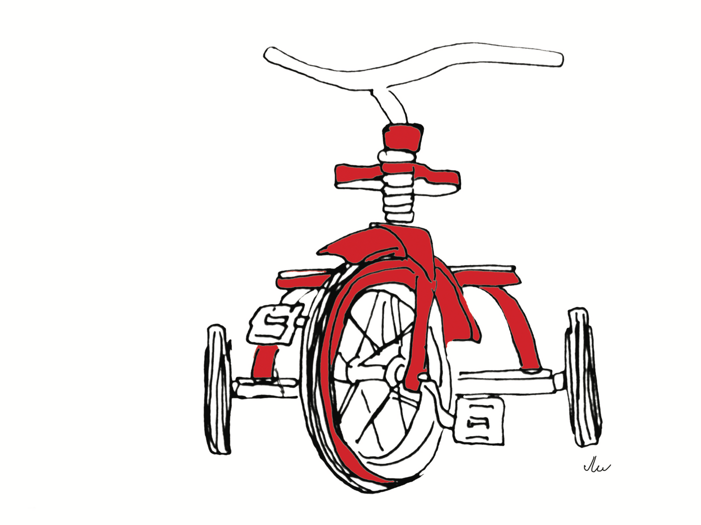 Greeting Card - Tricyle